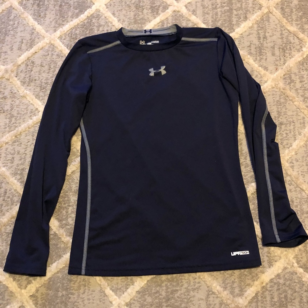 Youth Under Armour Heat Gear UPF 50+ shirt.  YLG